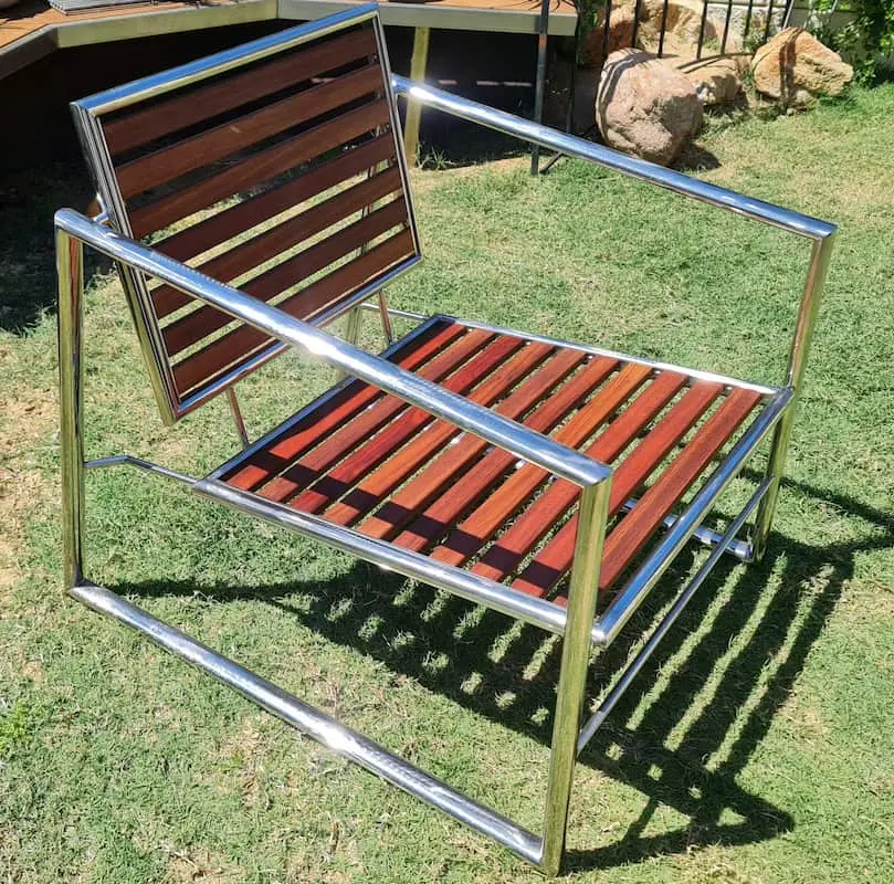 Lucido range chair on the grass